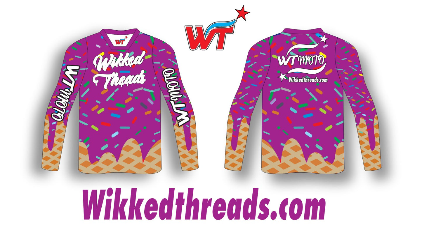 WTMoto Ice Cream Man Jersey – BLACKBERRY Edition