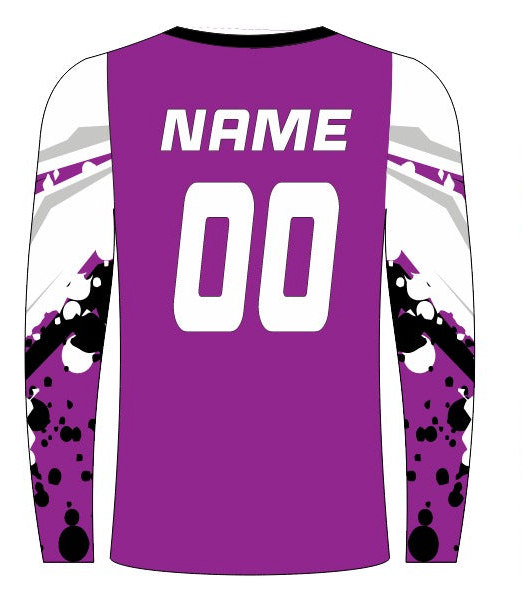 PURPLE AND WHITE WT MOTO SET