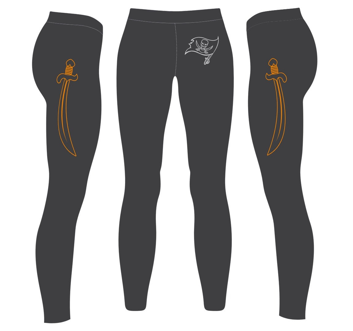 WOODSTOWN PIRATES GAMEDAY LEGGINGS