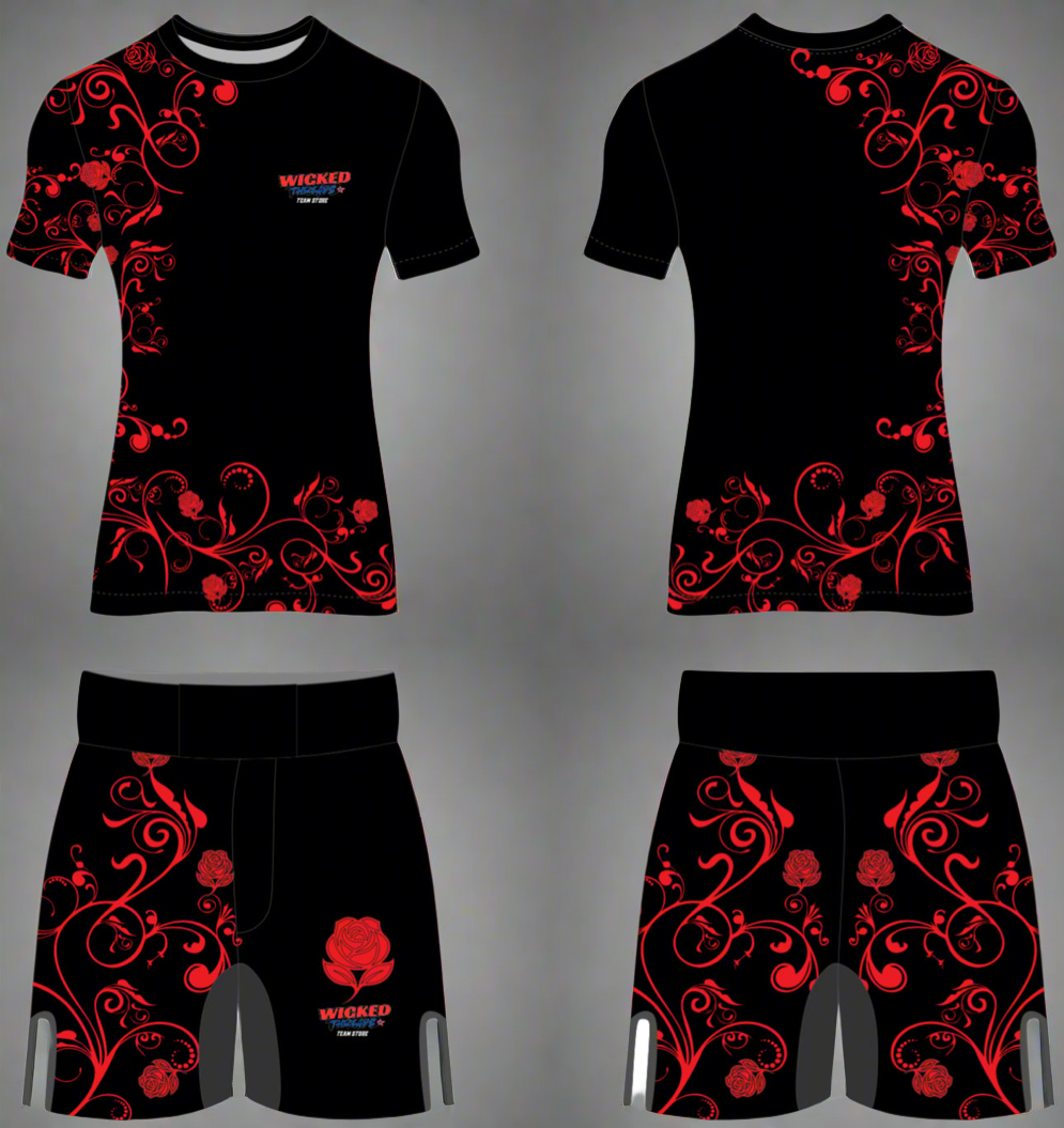 ROSE WARRIOR rashguard set