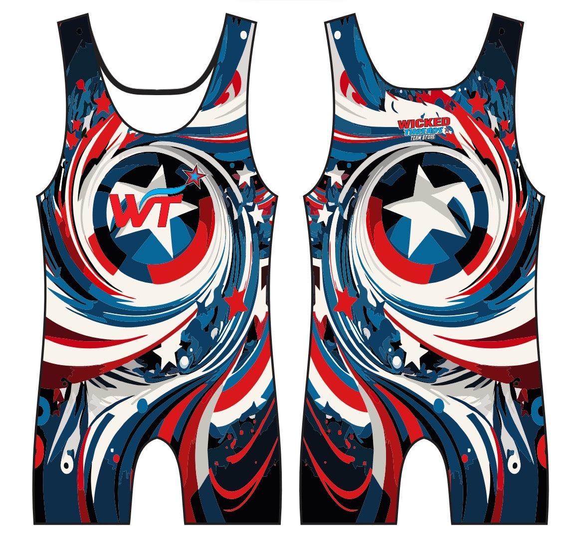 Patriot Power Wrestling Singlet