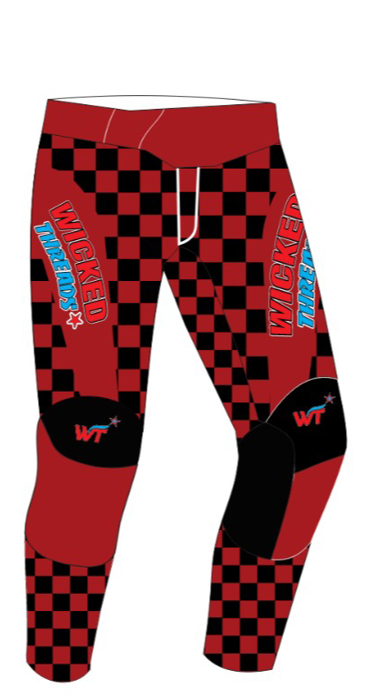 WT Moto Set – Red Checkered Custom Jersey & Pants