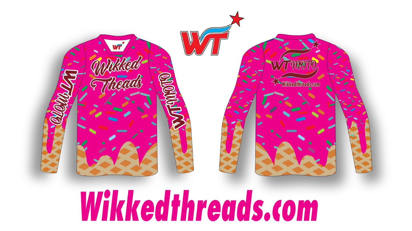 WTMoto Ice Cream Man Jersey – Strawberry Edition