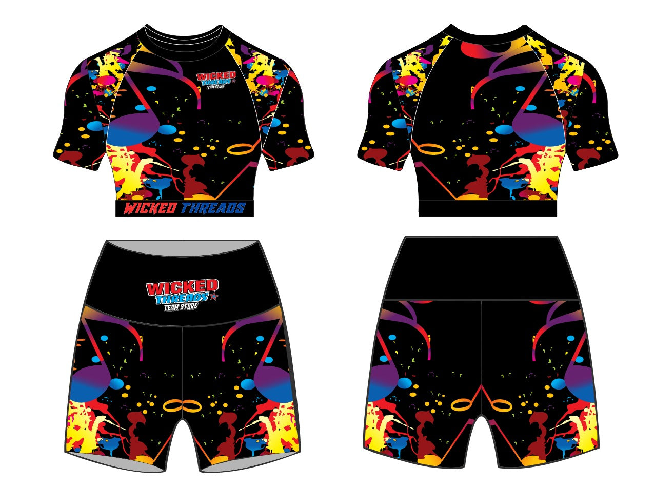 Splash of Color Workout Set – Bold Activewear for Women