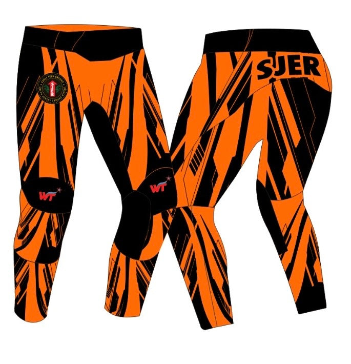 SJER CLUB DIRTBIKE PANTS ORANGE/black