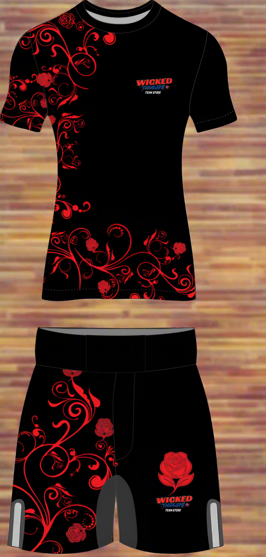 ROSE WARRIOR rashguard set