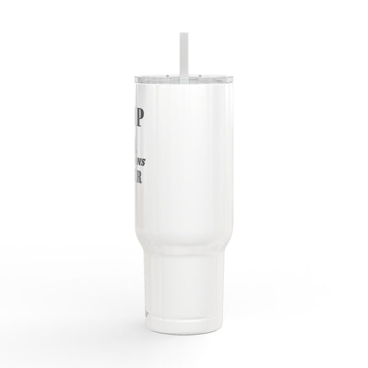 40oz Engraved Cheer Tumbler – LEAP Lions Cheer Insulated Travel Mug