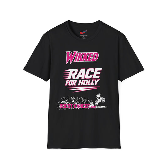 Wikked Race for Holly Cancer Awareness T-Shirt, Unisex Softstyle Tee, Support Cancer Research, Pink Ribbon Shirt, Gift for Fighters, [...]
