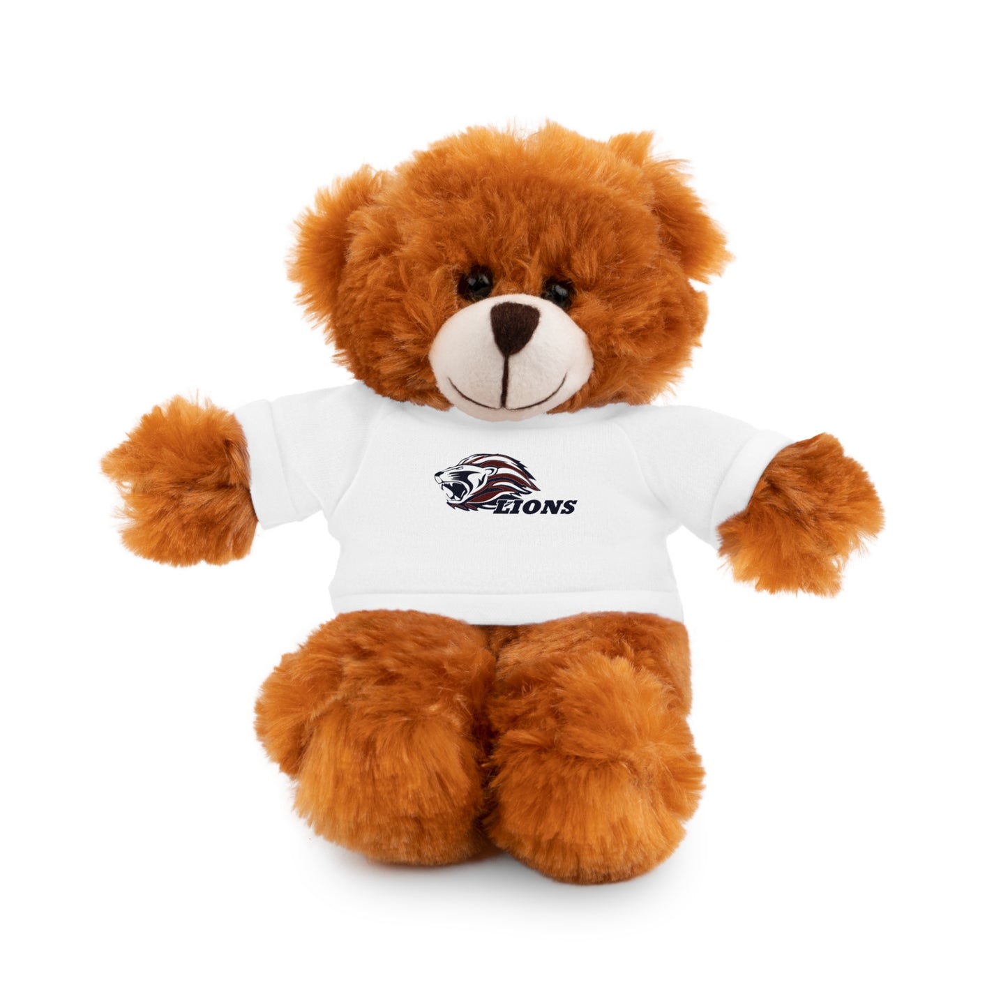 Plush Bear with 'Lions' Tee — Soft Team Mascot Stuffed Animal