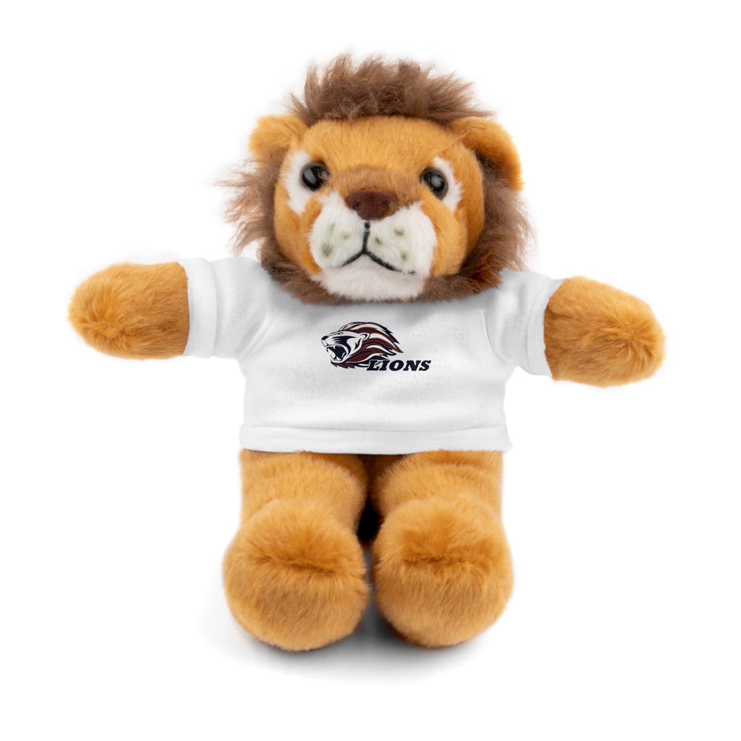 Plush Bear with 'Lions' Tee — Soft Team Mascot Stuffed Animal