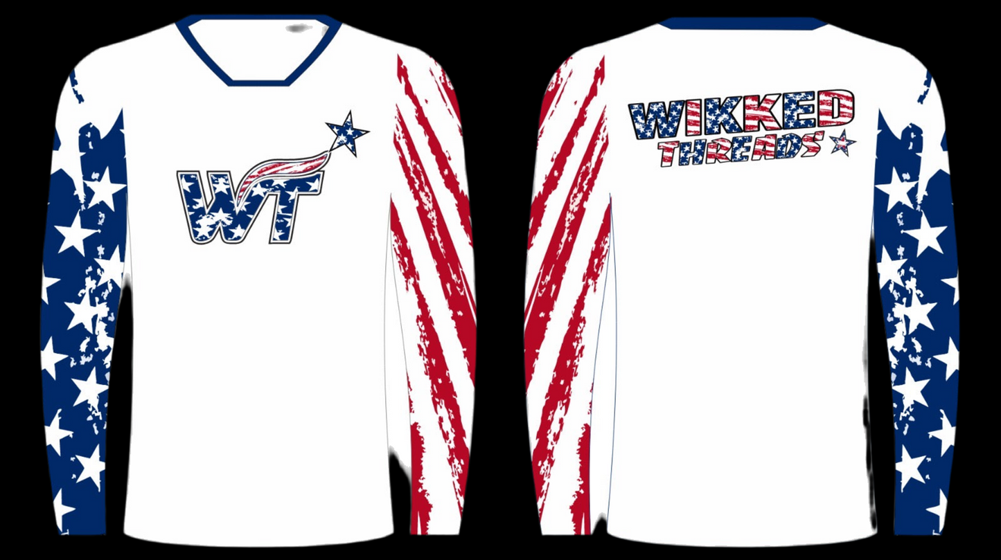WTMoto Freedom Jersey – Stars & Stripes Edition