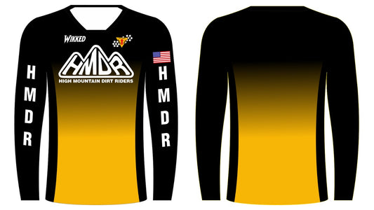 Yellow Fade HMDR RACE JERSEY