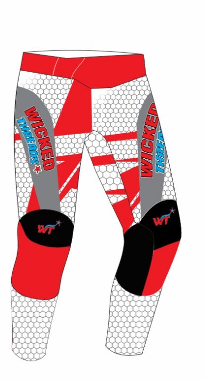 WT Moto Red Strike Pants