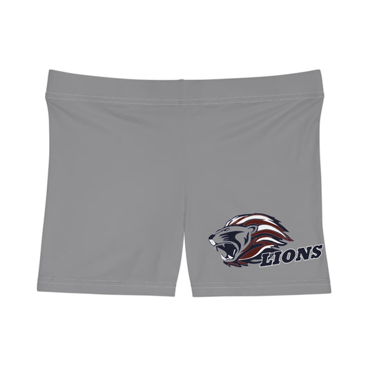 Cheer Team Women's Athletic Shorts — Leap Lions Cheer Logo