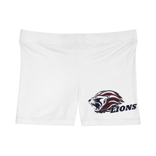 Cheer Team Women's Athletic Shorts — Leap Lions Cheer Logo