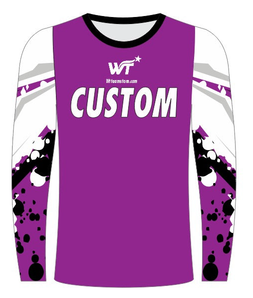 PURPLE AND WHITE WT MOTO SET