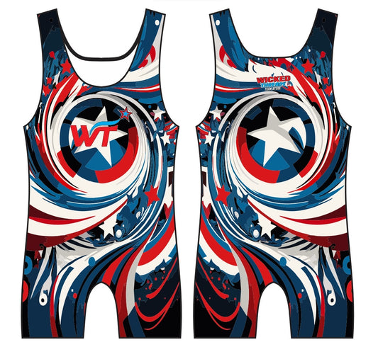 Patriot Power Wrestling Singlet