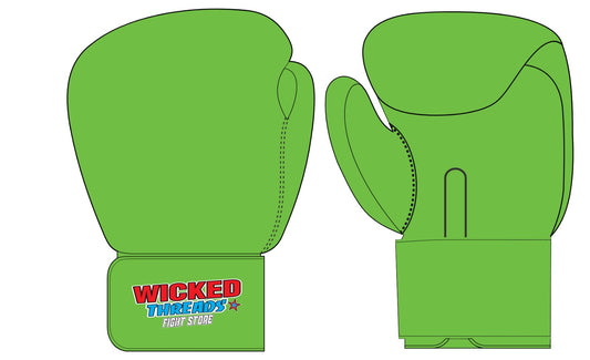 Lime Green Boxing & Muay Thai Gloves | Durable Training Gear