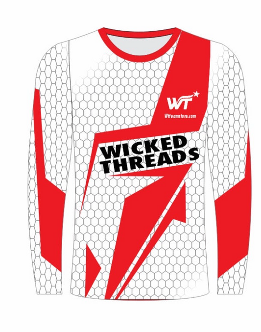 WT Moto Red Strike Jersey