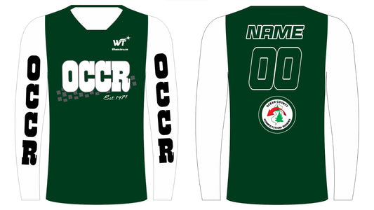OCCR CLUB RACING JERSEY GREEN/WHITE