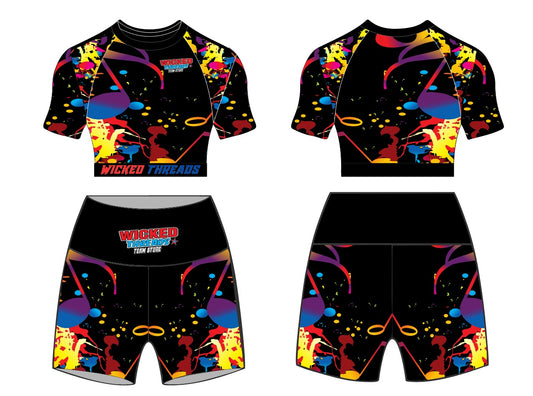 Splash of Color Workout Set – Bold Activewear for Women