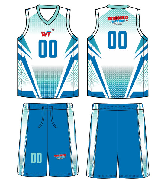 Wicked Ice Storm Basketball Jersey Set