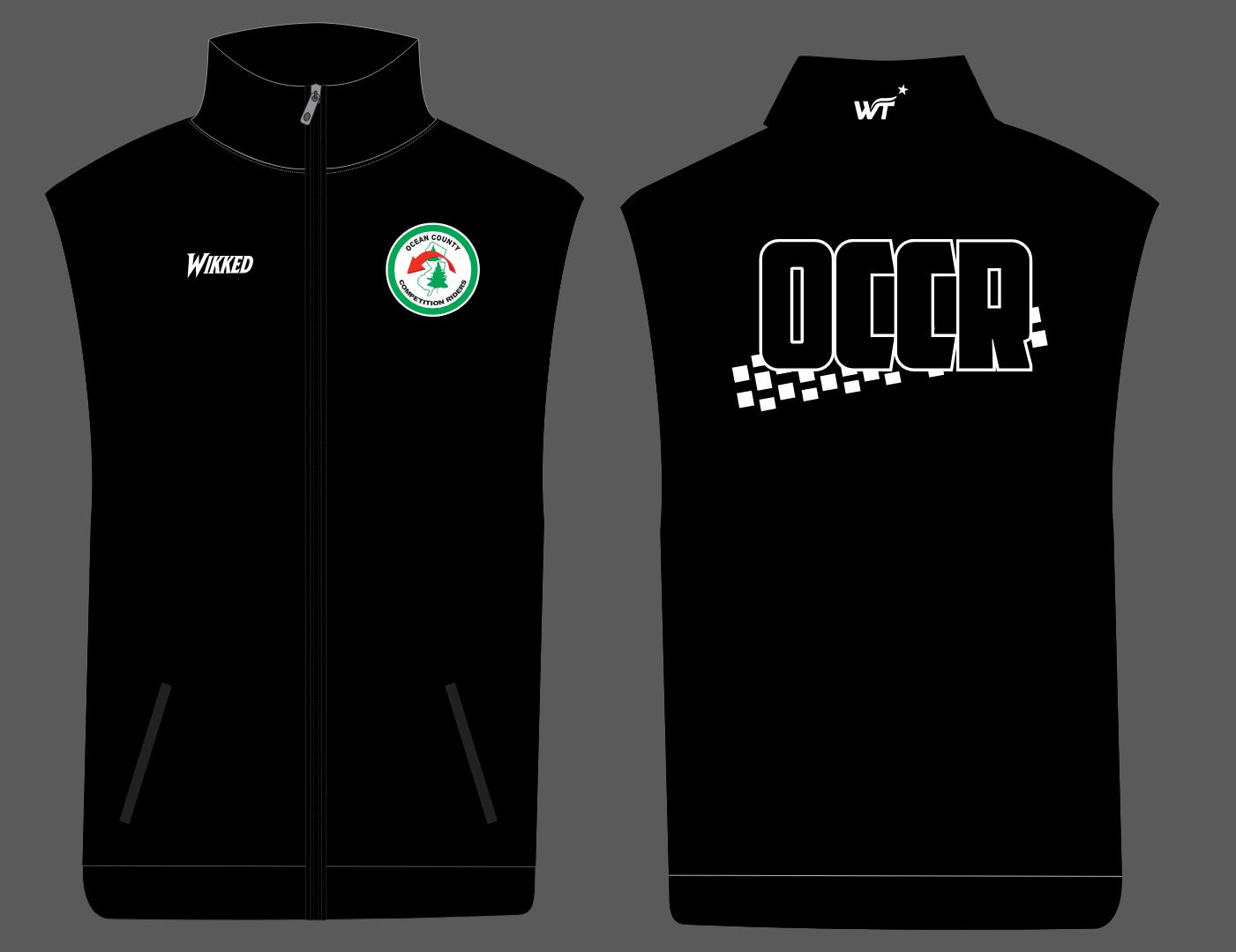 OCCR Black COLDWEATHER RIDING VEST